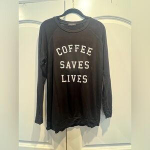 Black Coffee Saves Lives Sweater